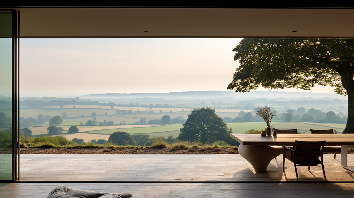 Stunning Balcony View of Contemporary Detached House