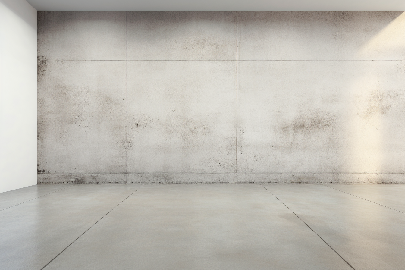 Empty contemporary gallery with white walls