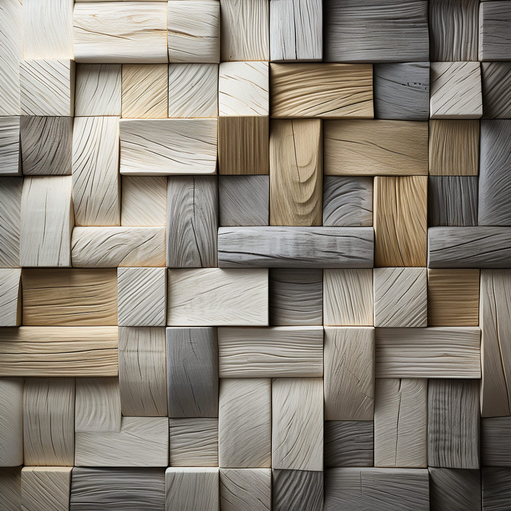 Contemporary oak wood wall texture