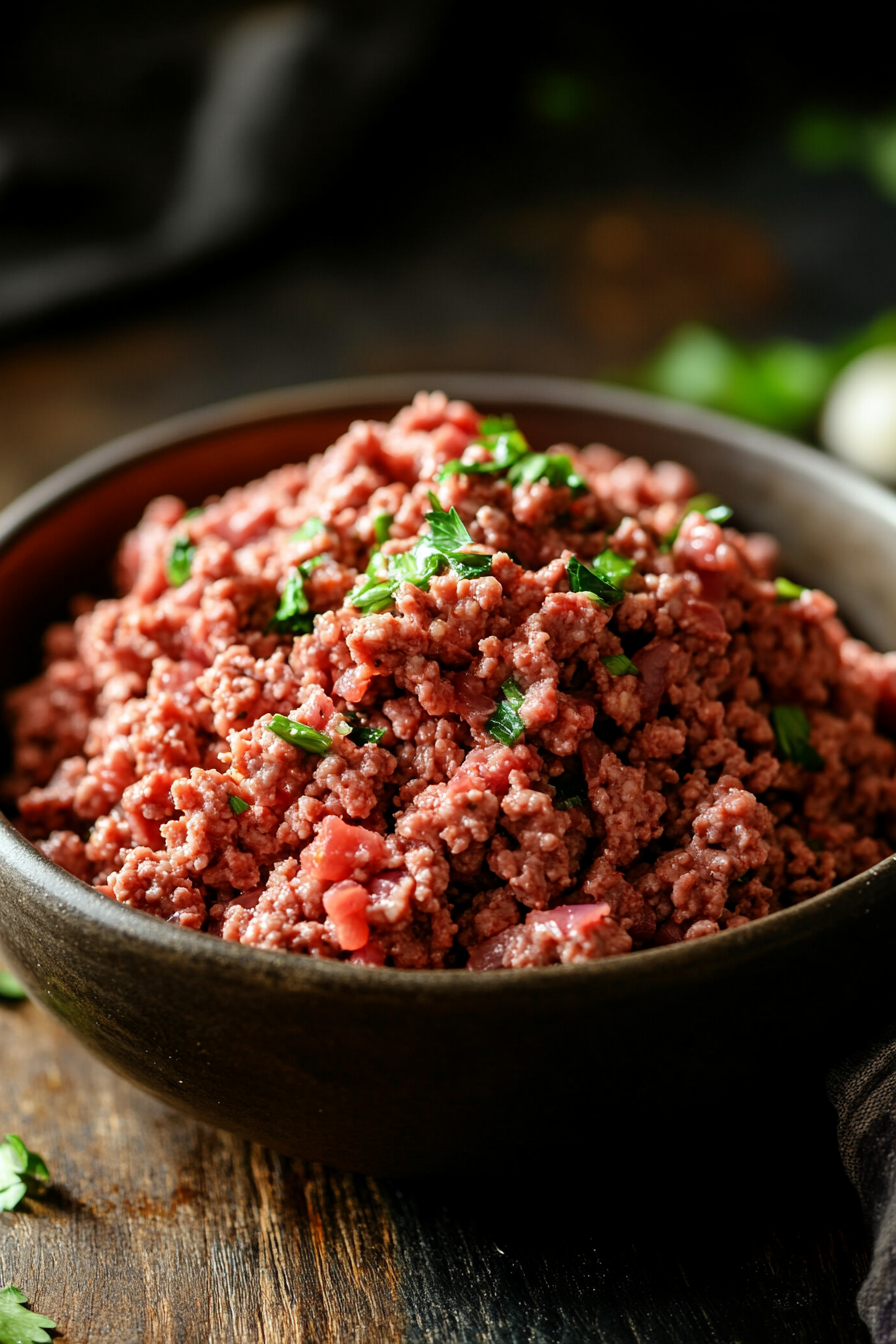 ground beef recipes cookbook background