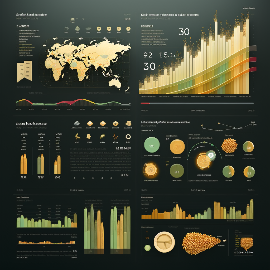 Analytics dashboard with cool seed visuals