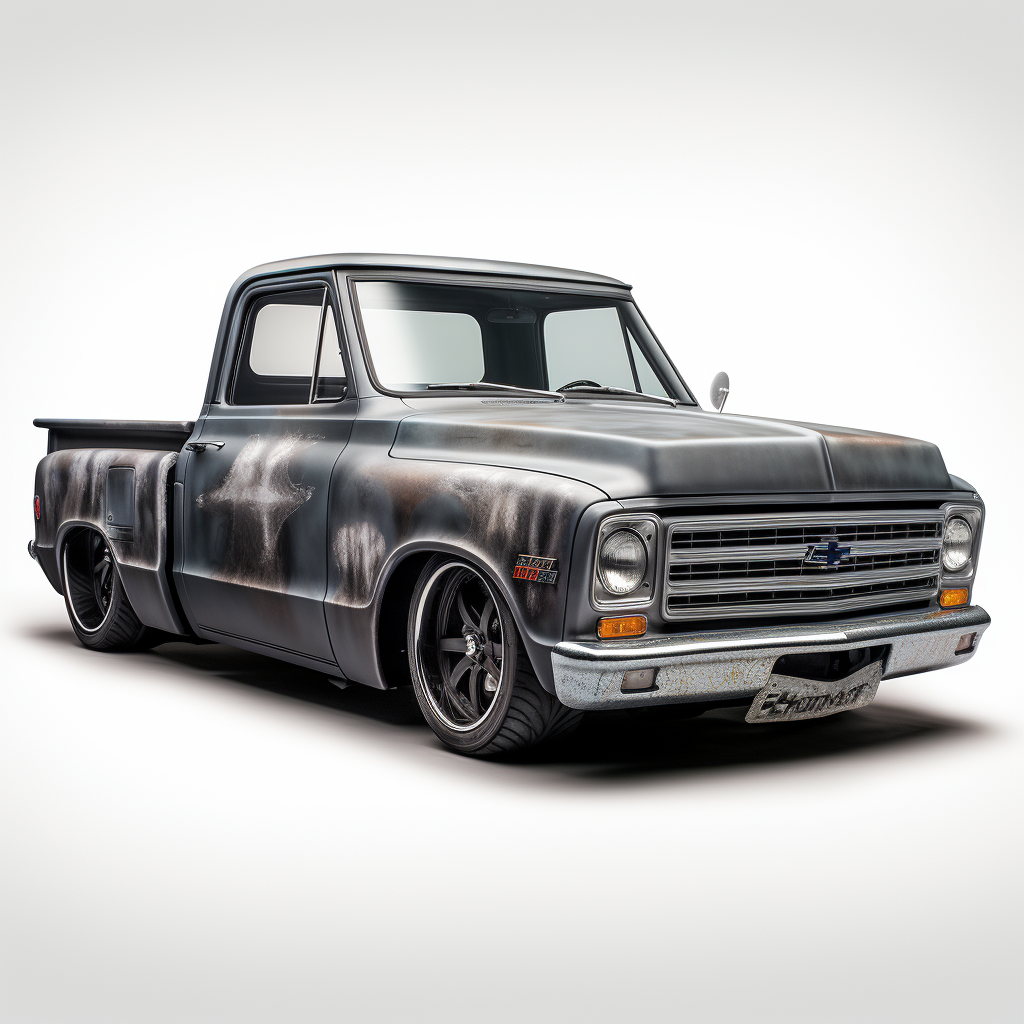 Charcoal Gray Chevy C20 Truck by Rob Zombie