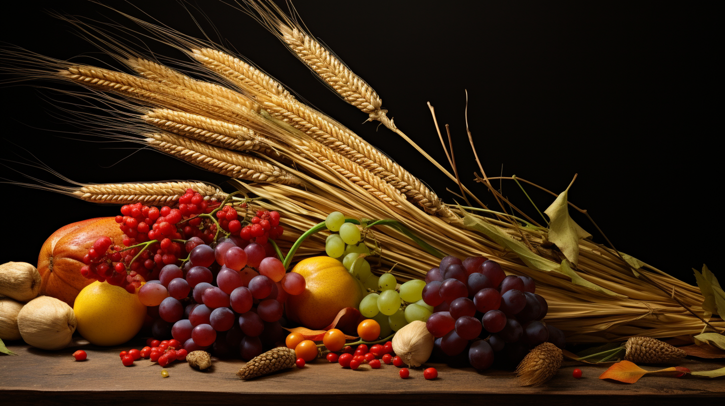 Assorted grains for a nutritious meal