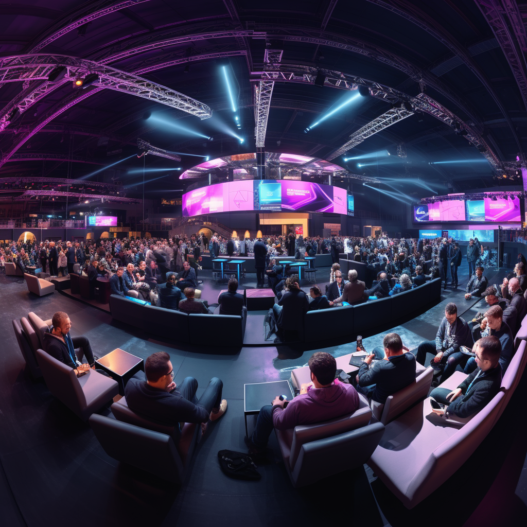 360 View of Corporate Event at Web Summit