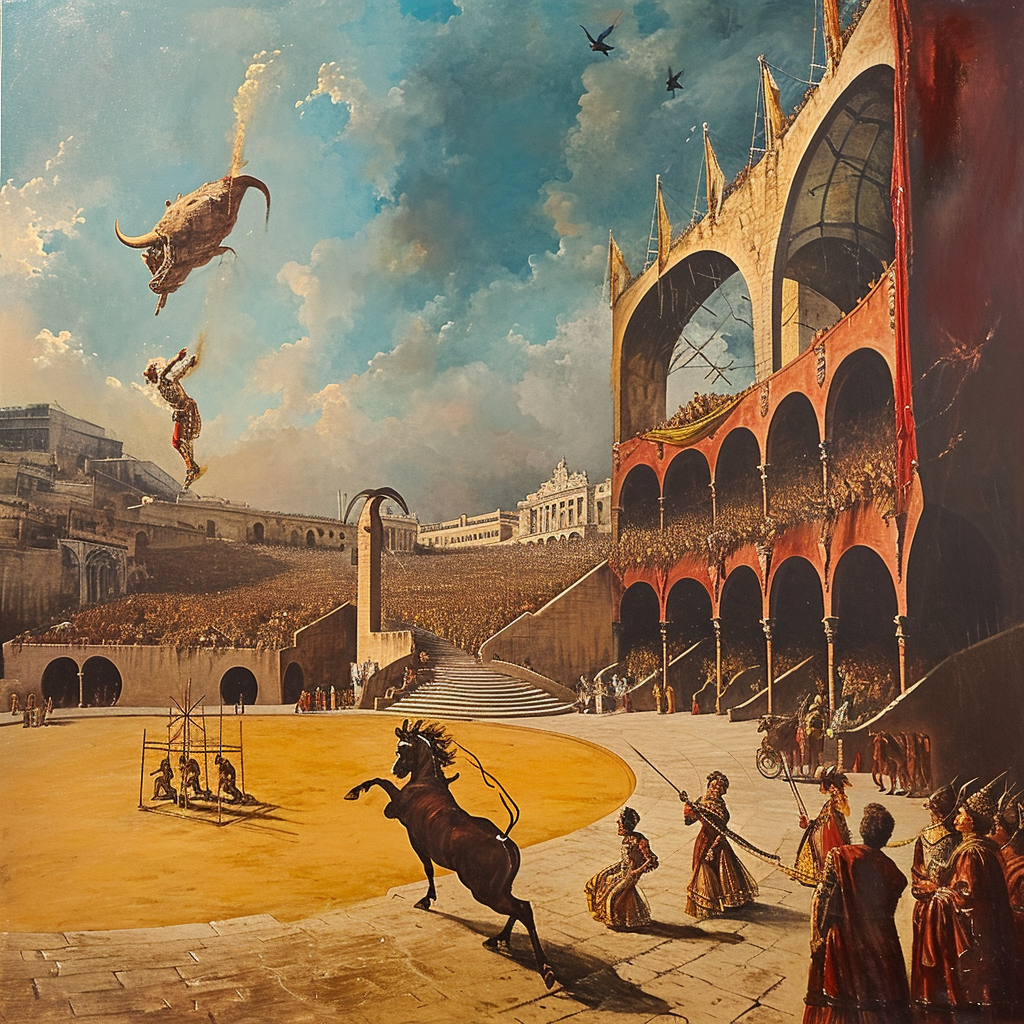 Salvador Dali's bullfighting artwork