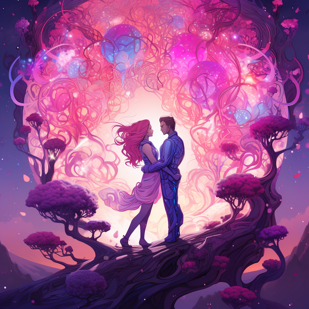 Cosmic Romance Love and Magic Scene