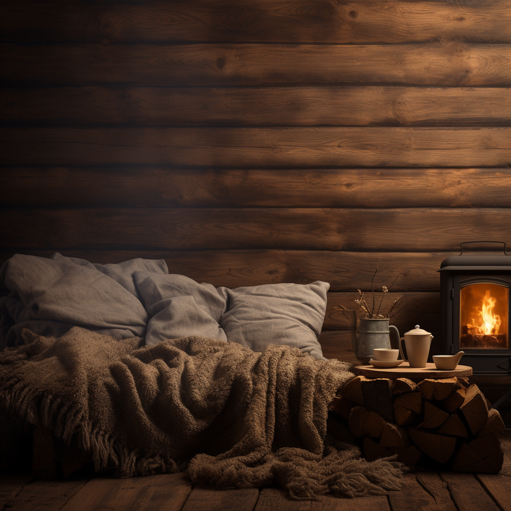 Cozy wooden background image