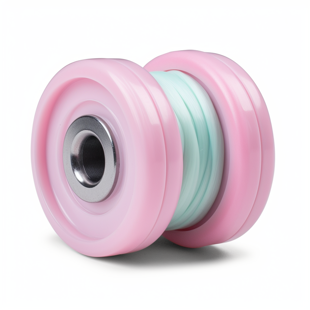 Colorful cotton candy spools product