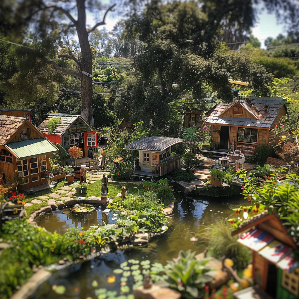 Tiny House Village at Claremont Country Club