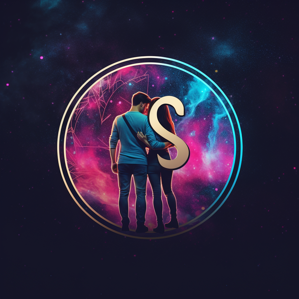 Logo for J and S, a couple YouTuber duo