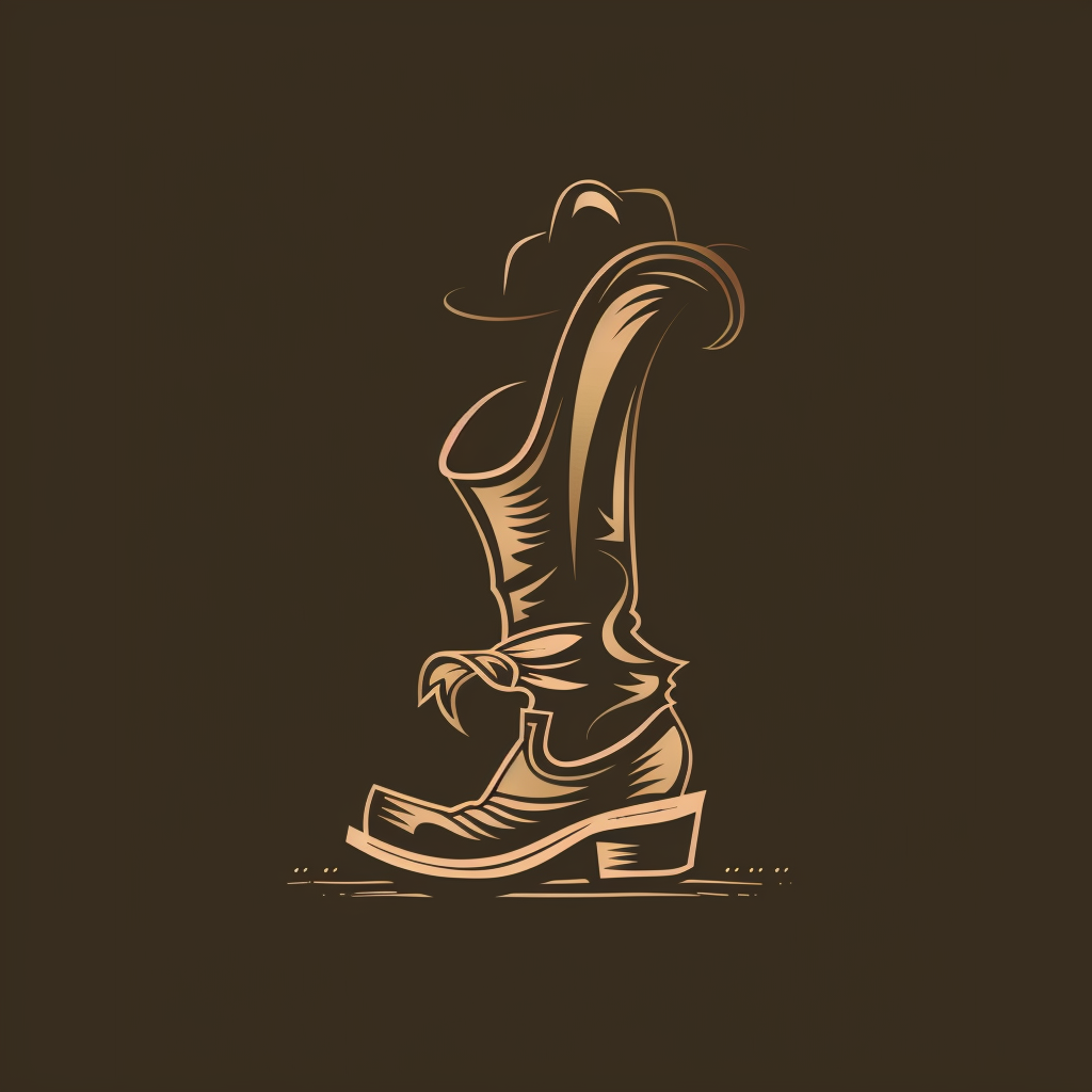 Twisted Cowboy Boot Spur Logo