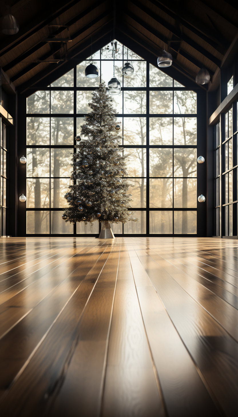 Warm and Cozy Christmas Tree Interior