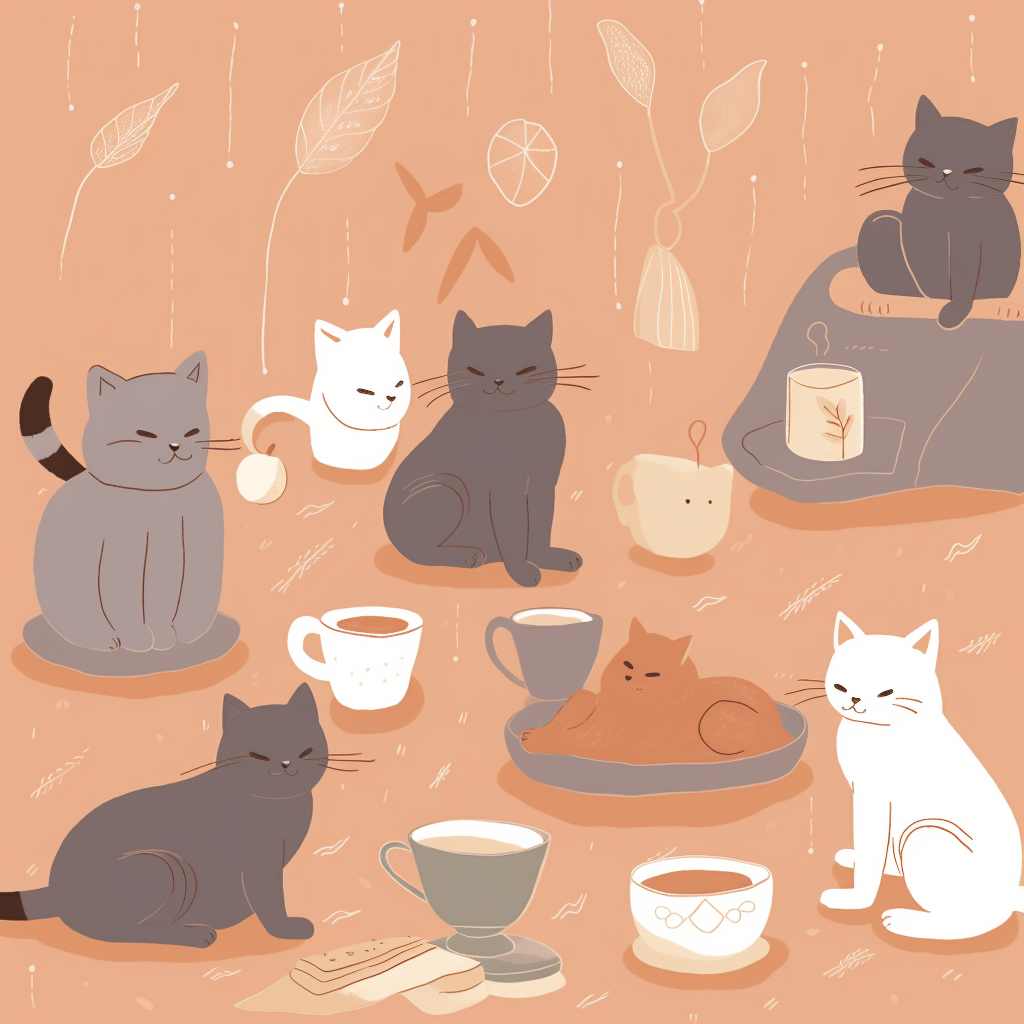 Cozy Cat Cafe with Warm Vibes