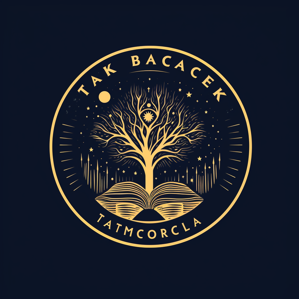 Tarot Style Cozy Community Bookstore Logo