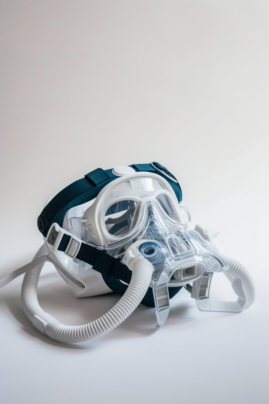 CPAP machine white background