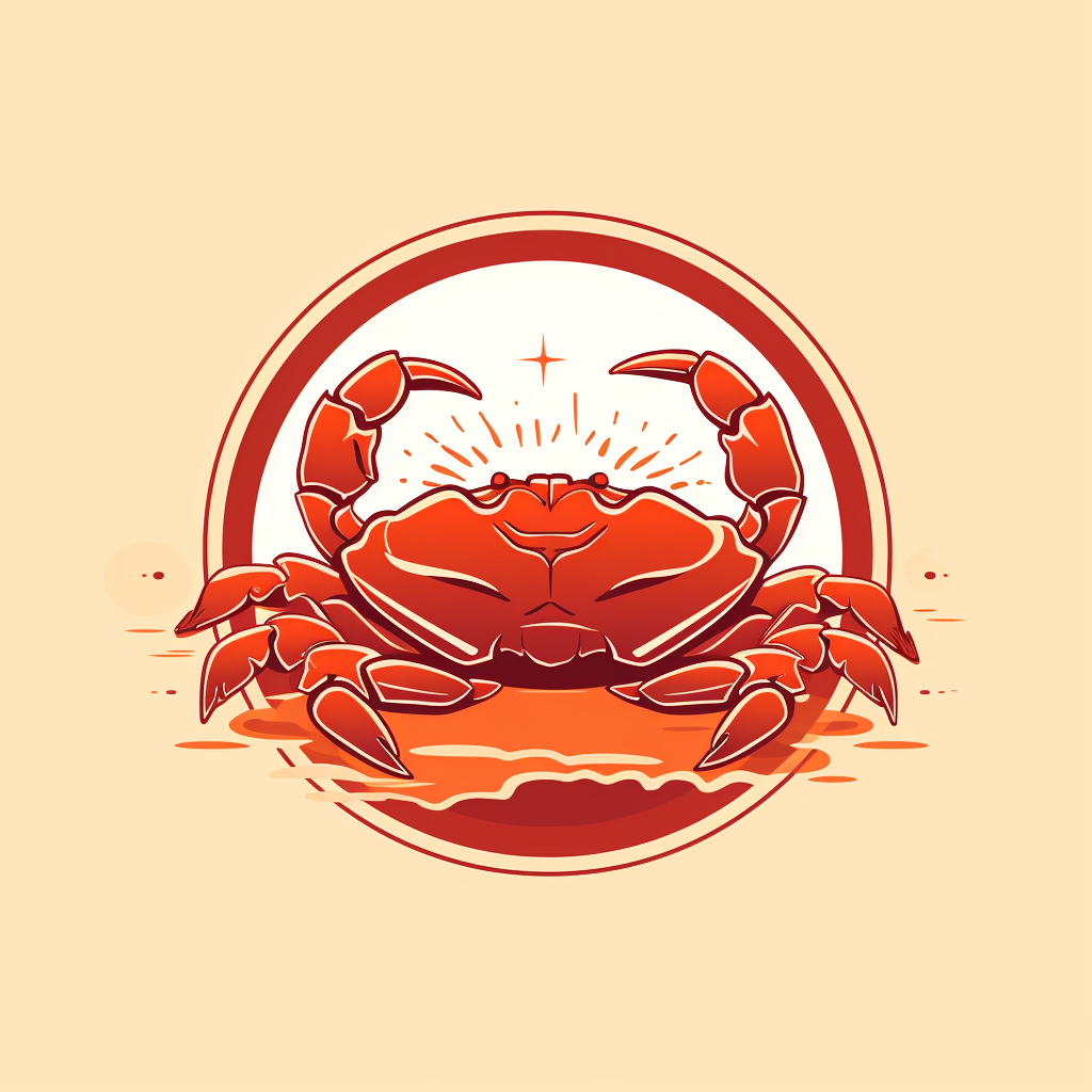 Crab Feed Logo Vector