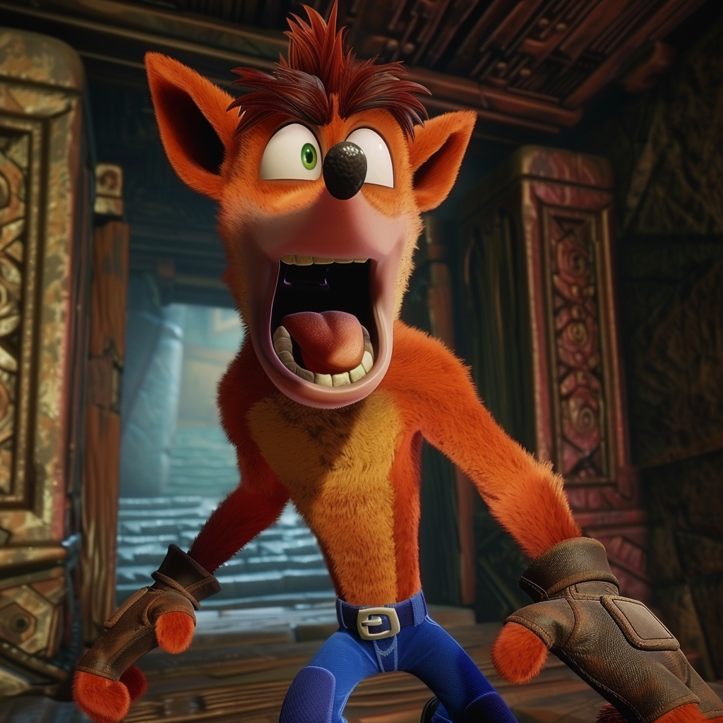 Crash Bandicoot gameplay screenshot