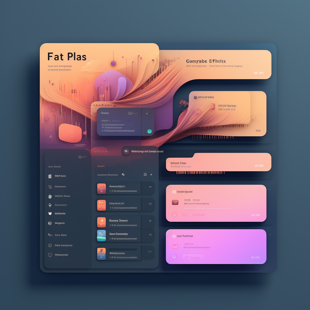 Illustration of Crazy File Folder Structure UI