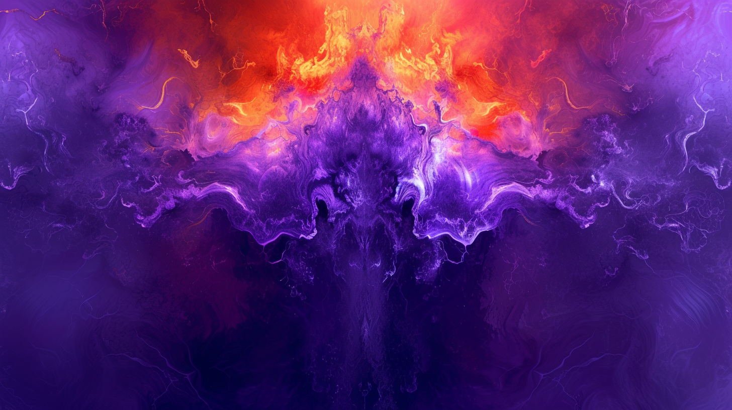 Abstract Surrealism Purple Background