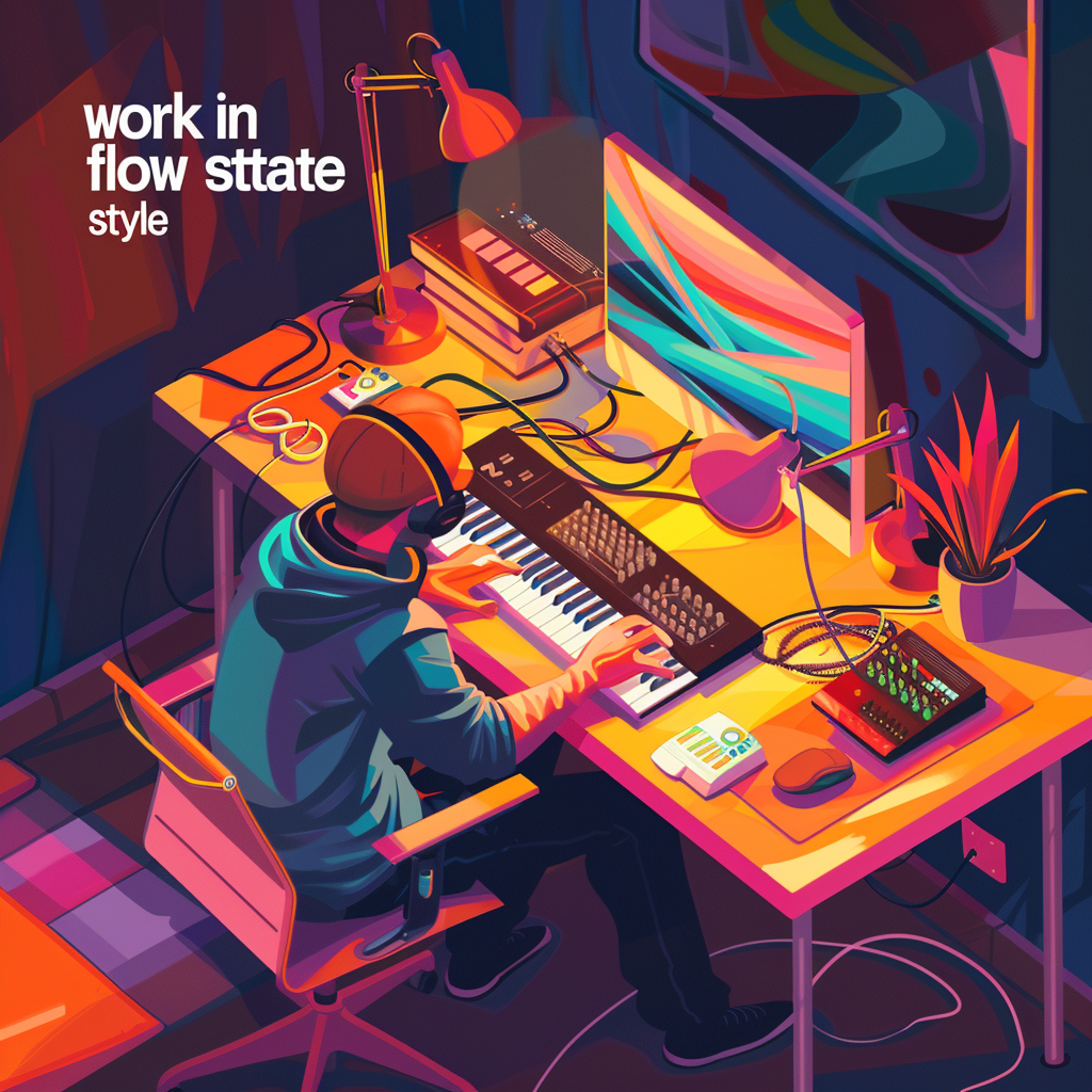 Creative flow state album cover