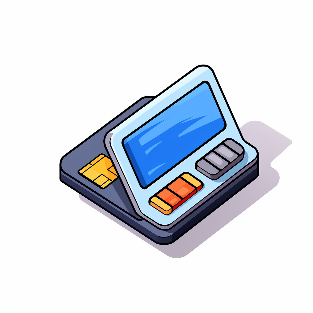 Credit card pixel icon