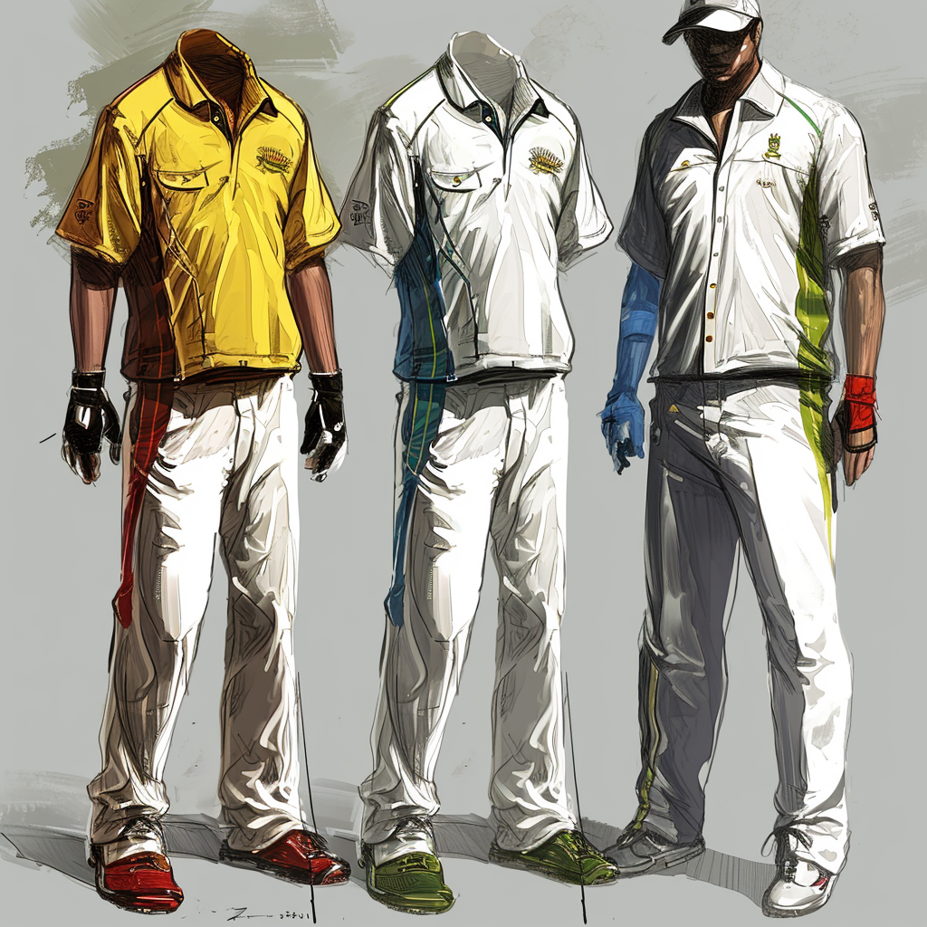 Cricket Uniform Concept Art