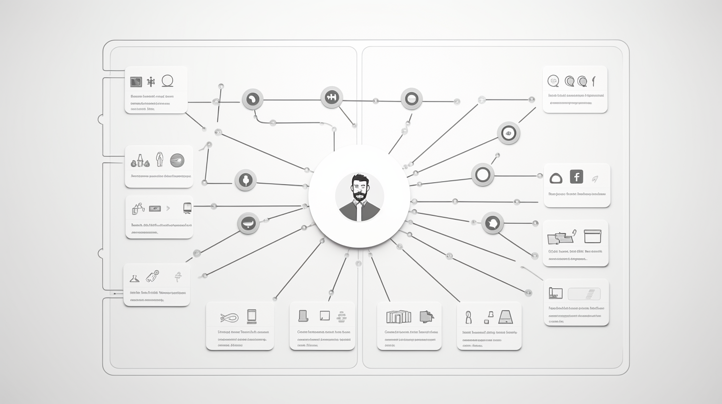 CRM Wireframe Simple Minimalistic Design