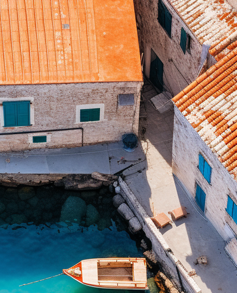 Vibrant Croatia Bay of Boats