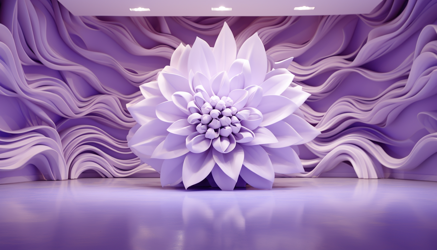 Purple and White Crown Chakra Animation