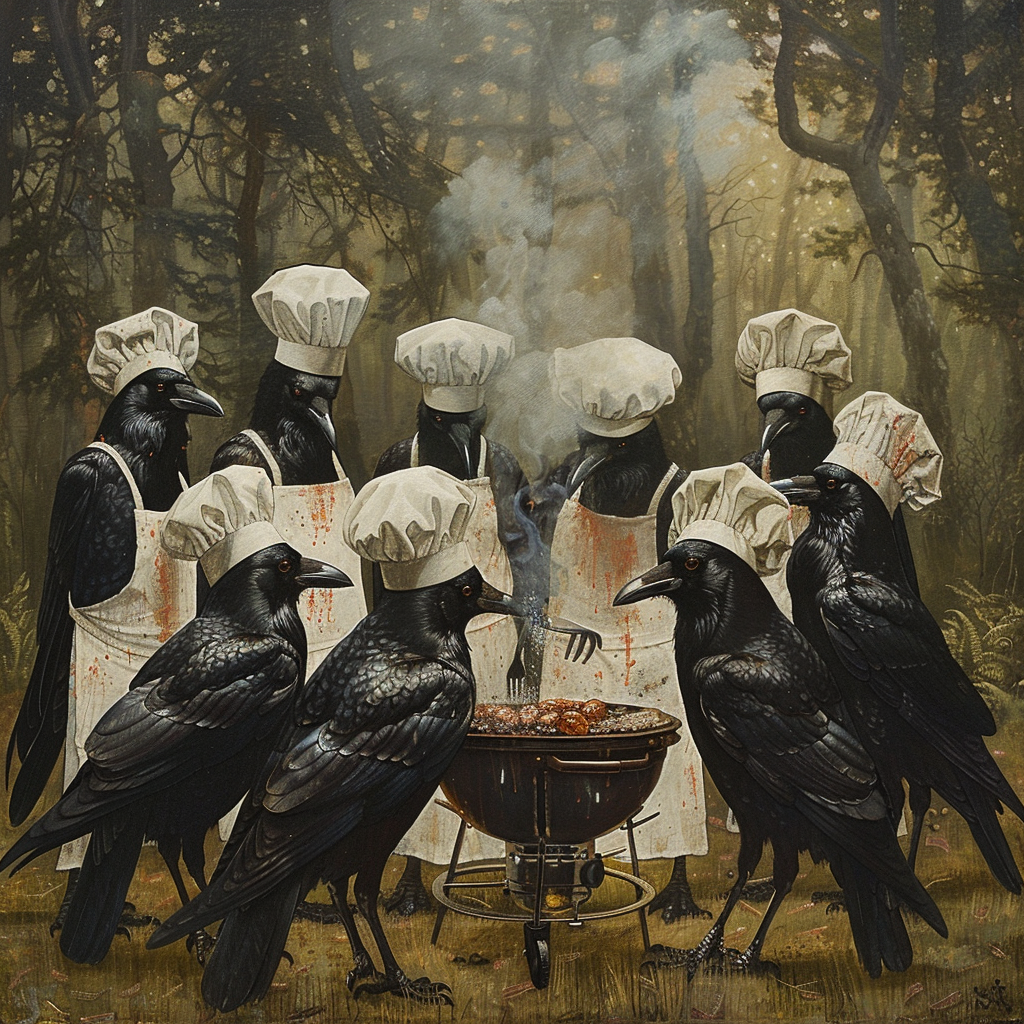 Crows in Chef Hats BBQ