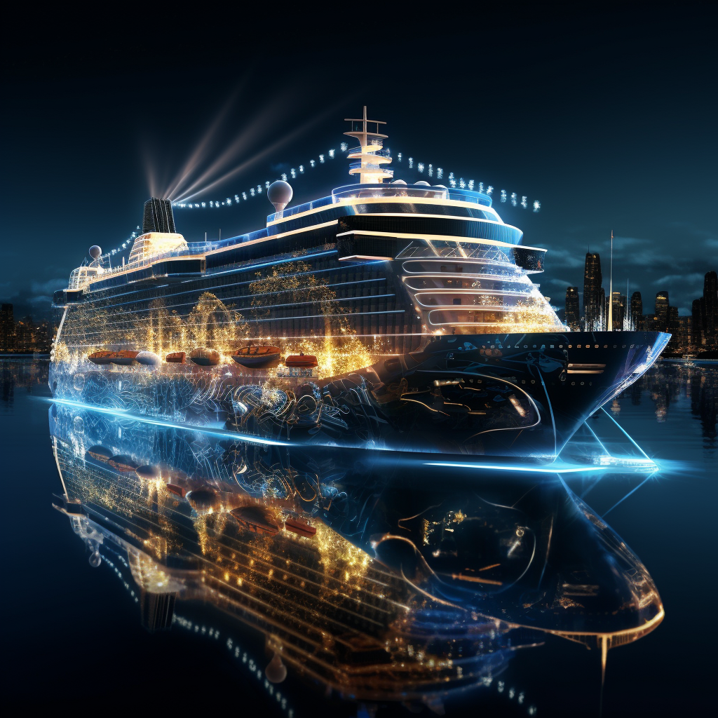 Cruise vessel digital twin image