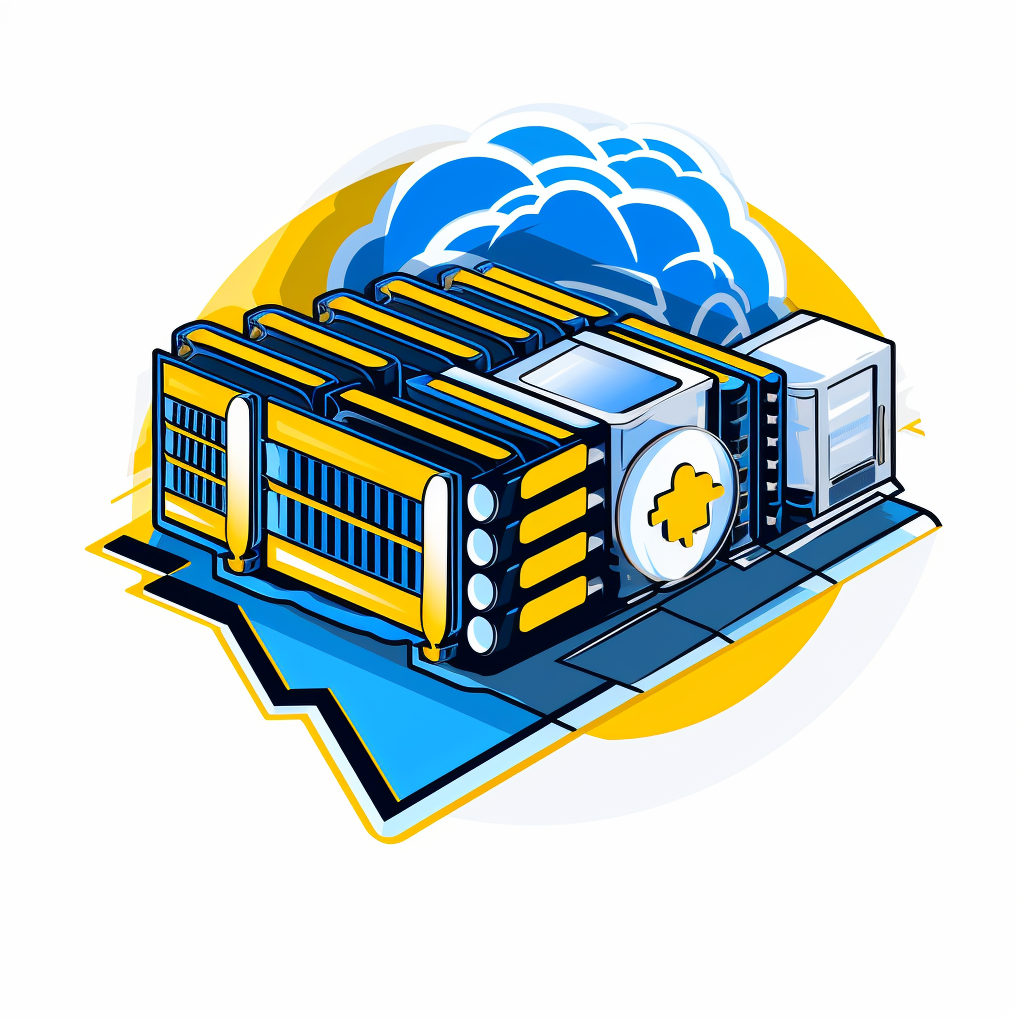 Cryptocurrency Mining Data Center Logo