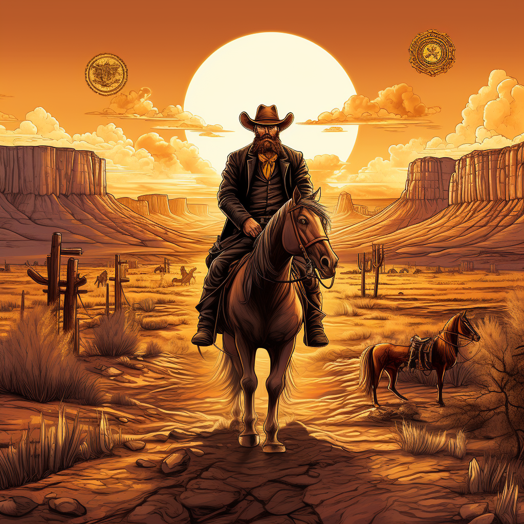 Crypto Currency Wild West Photo