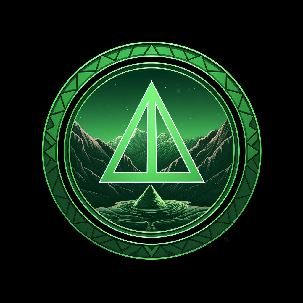 Anarchist-inspired Crypto Mormon Logo