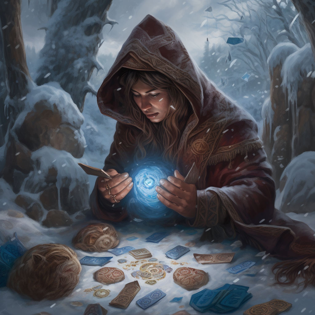 Crypto Winter Magic Gathering Art