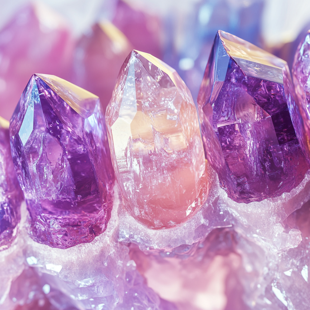 Sparkling Crystal Teeth Close-Up