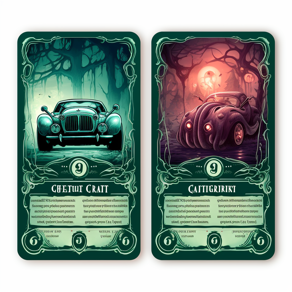 Image of Cthulhu Card Game Template