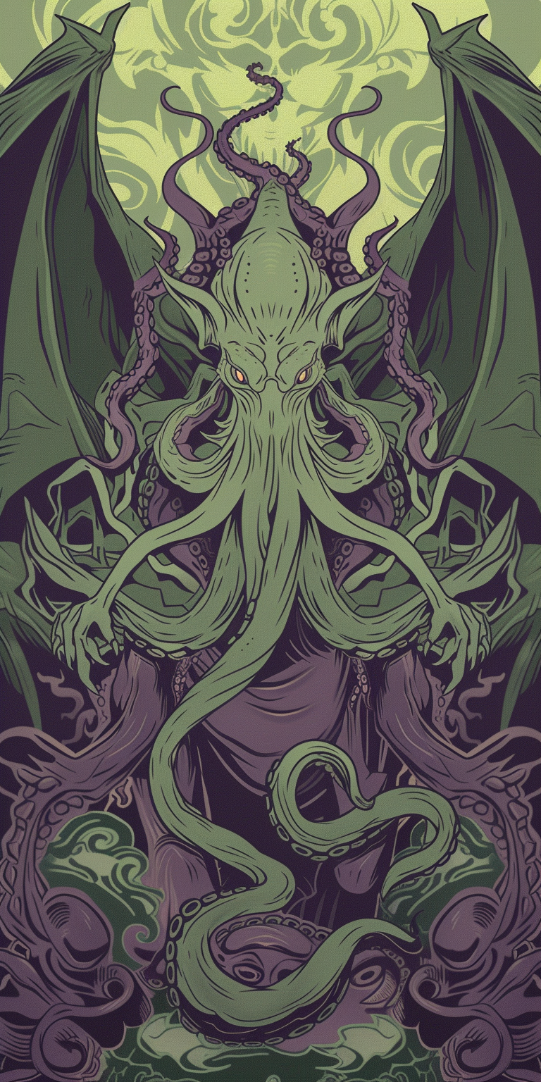 Cthulhu in Pokémon Anime Art