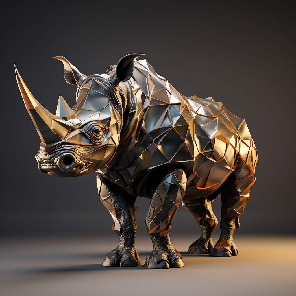 Cuboidal form Rhino rendered view