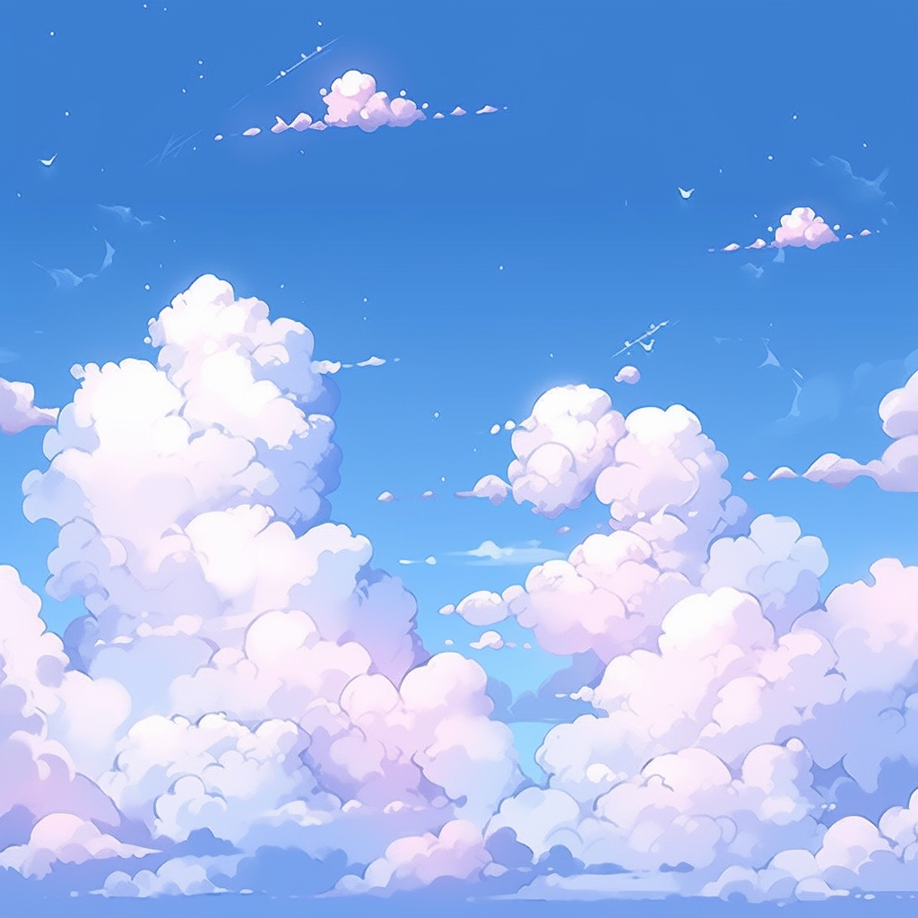 Cumulus sky 2d animation background