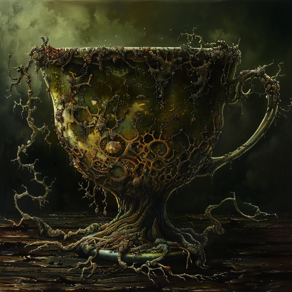 Dark cup of pestilence