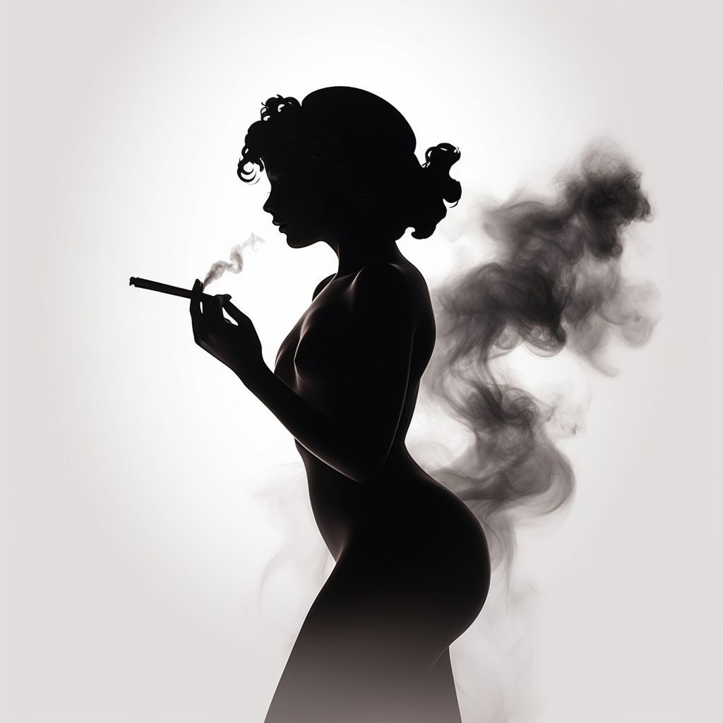 Cupido smokey silhouette photo