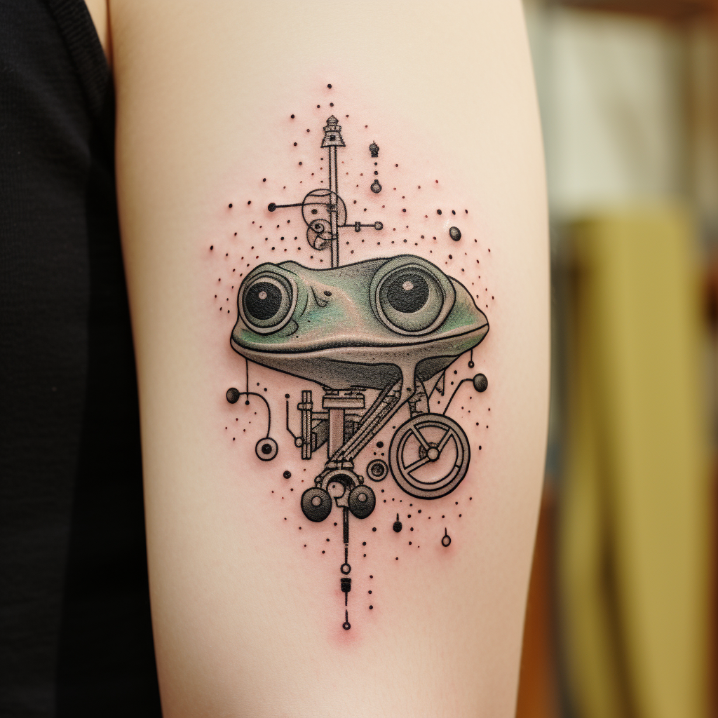 Curiousity Fine Line Tattoo