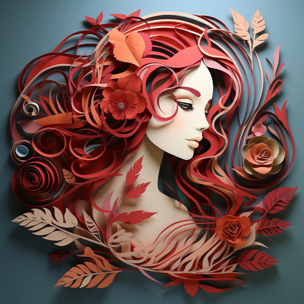 Stunning beauty in cut paper art