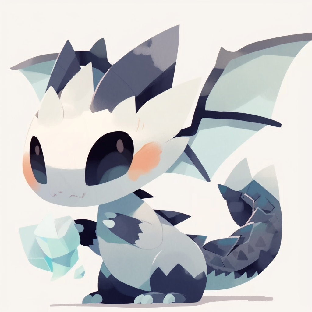 Adorable 3D Cute Baby Dragon Character