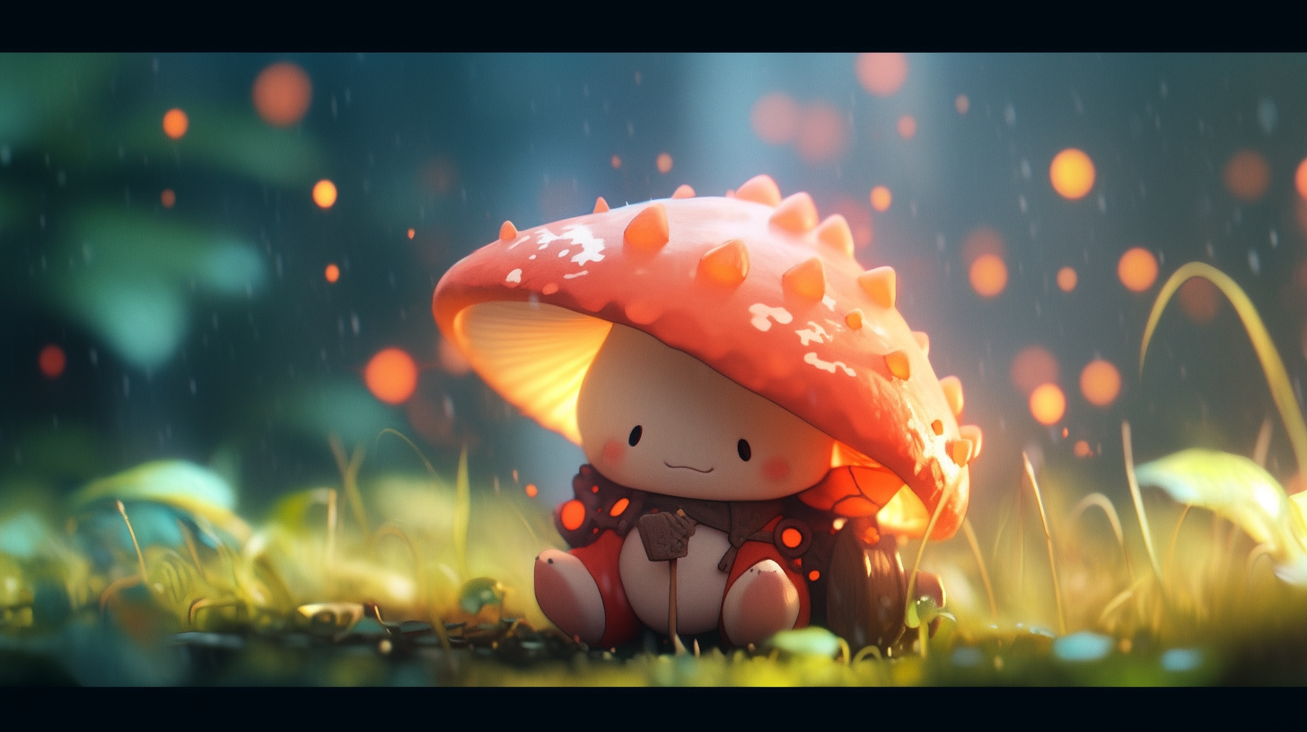 Cute Mushroom Chibi Guy Image