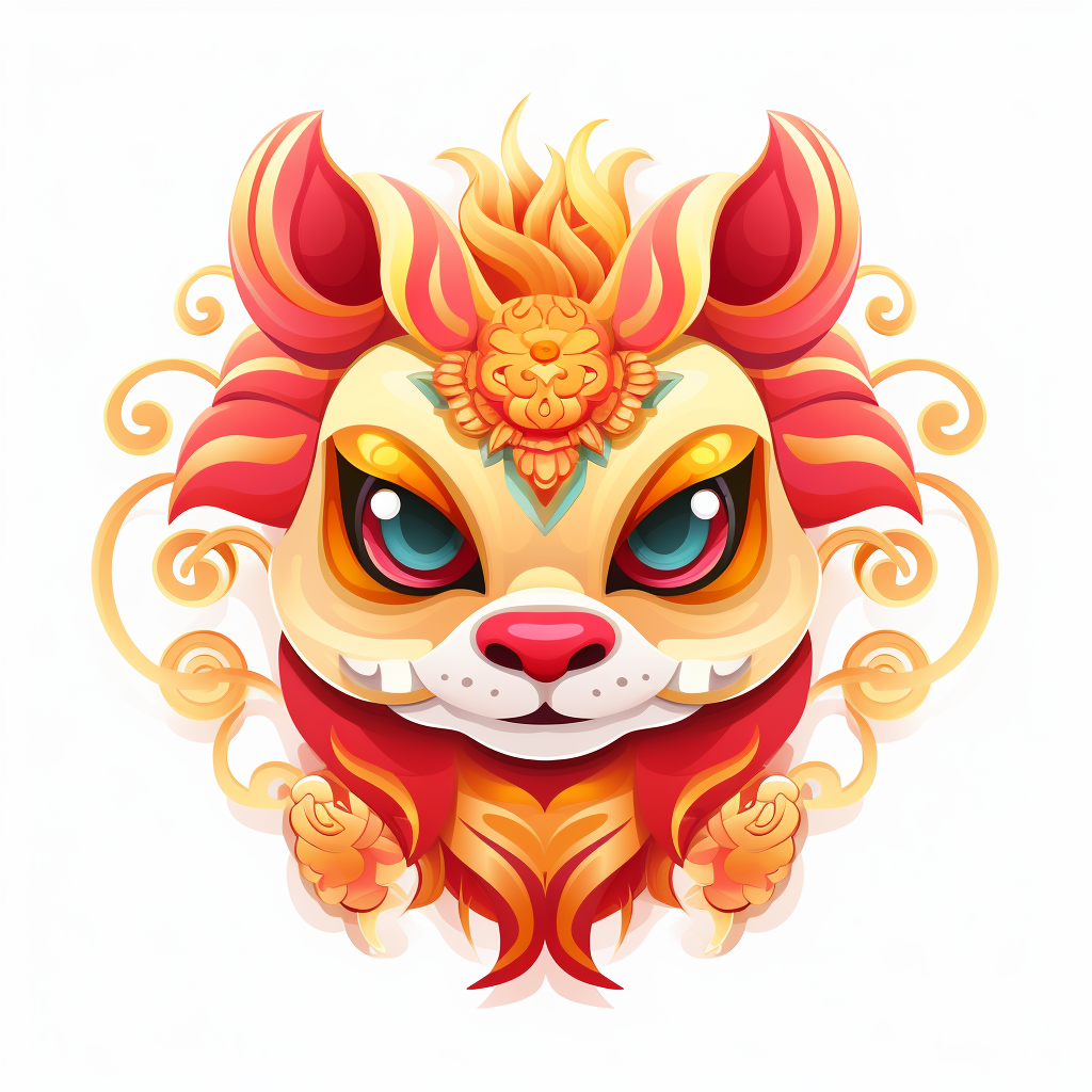 Cute Chinese Dragon Cartoon Character