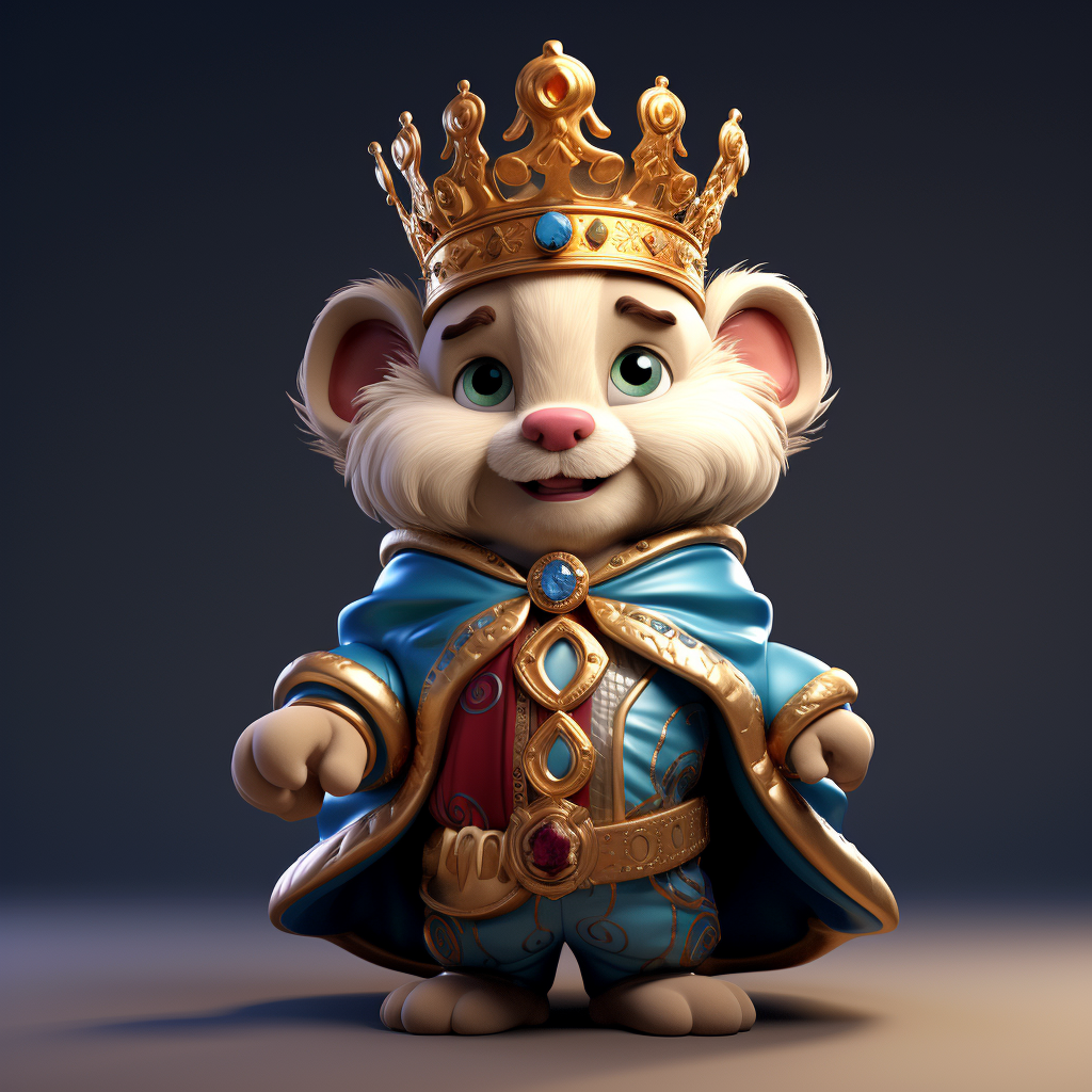 Cute Disney Mascot King character