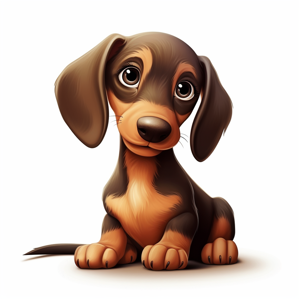 Cute dog cartoon illustration  ?