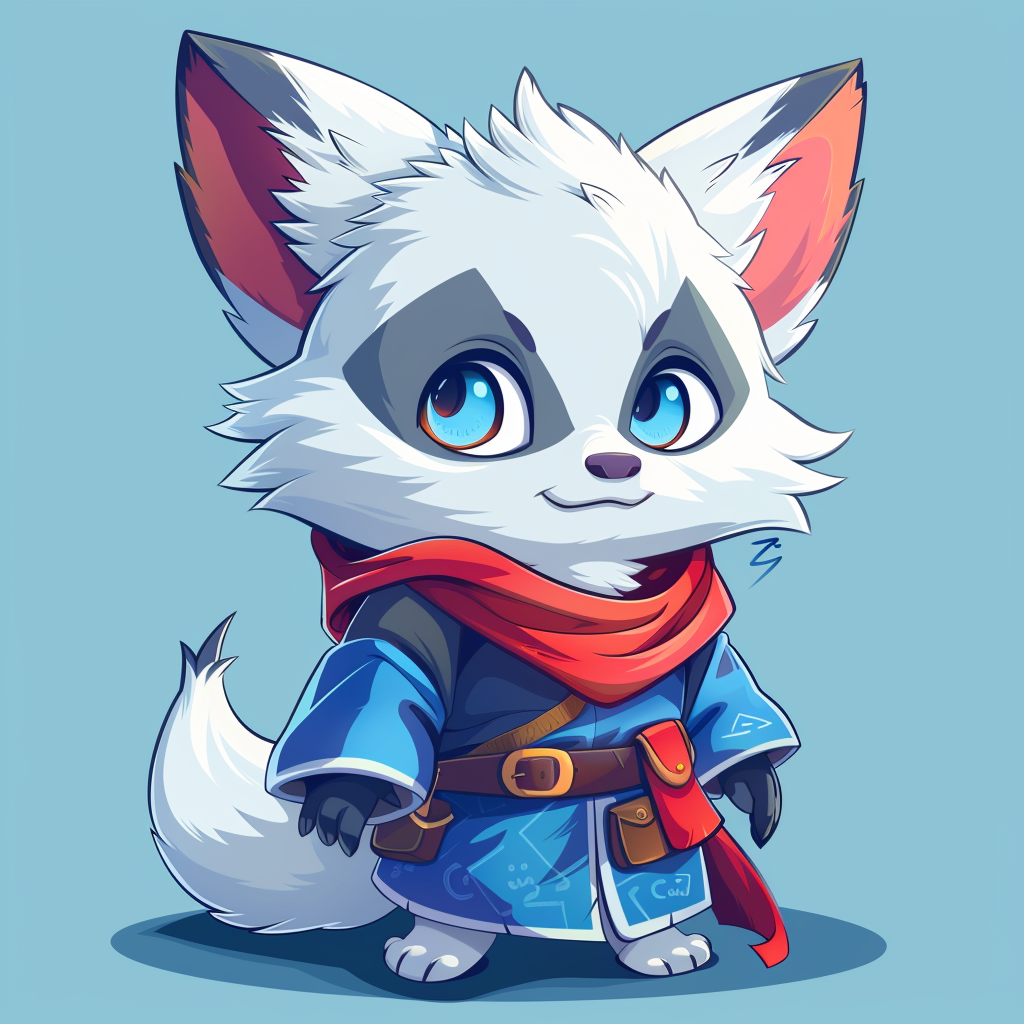 Cute gaming mascot character design